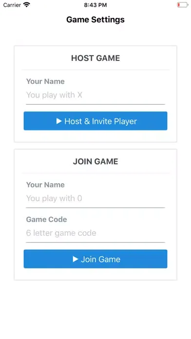 Capturas de tela do TicTacToe Online Multiplayer