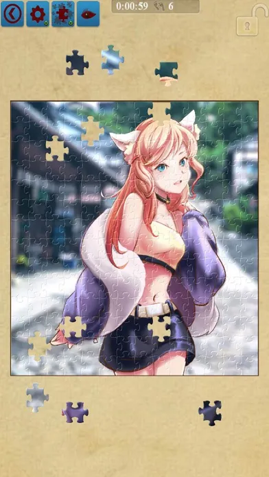 Anime Girls Jigsaw Puzzle スクリーンショット