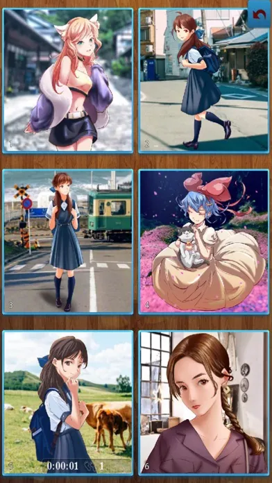 Anime Girls Jigsaw Puzzle スクリーンショット