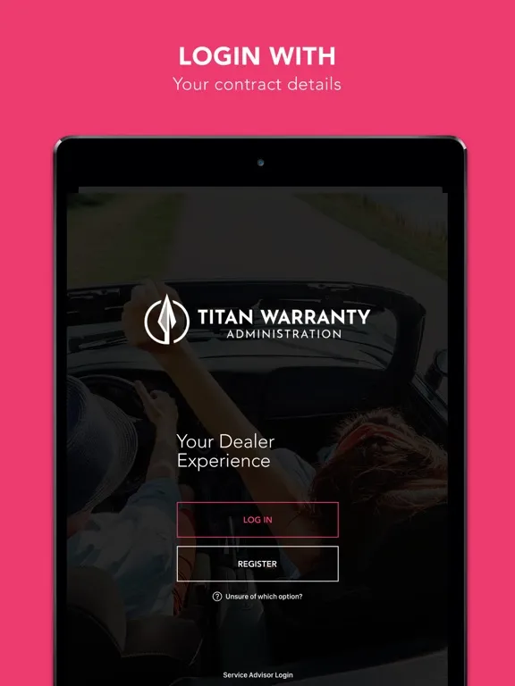 Titan Warranty Service iPad  स्क्रीनशॉट