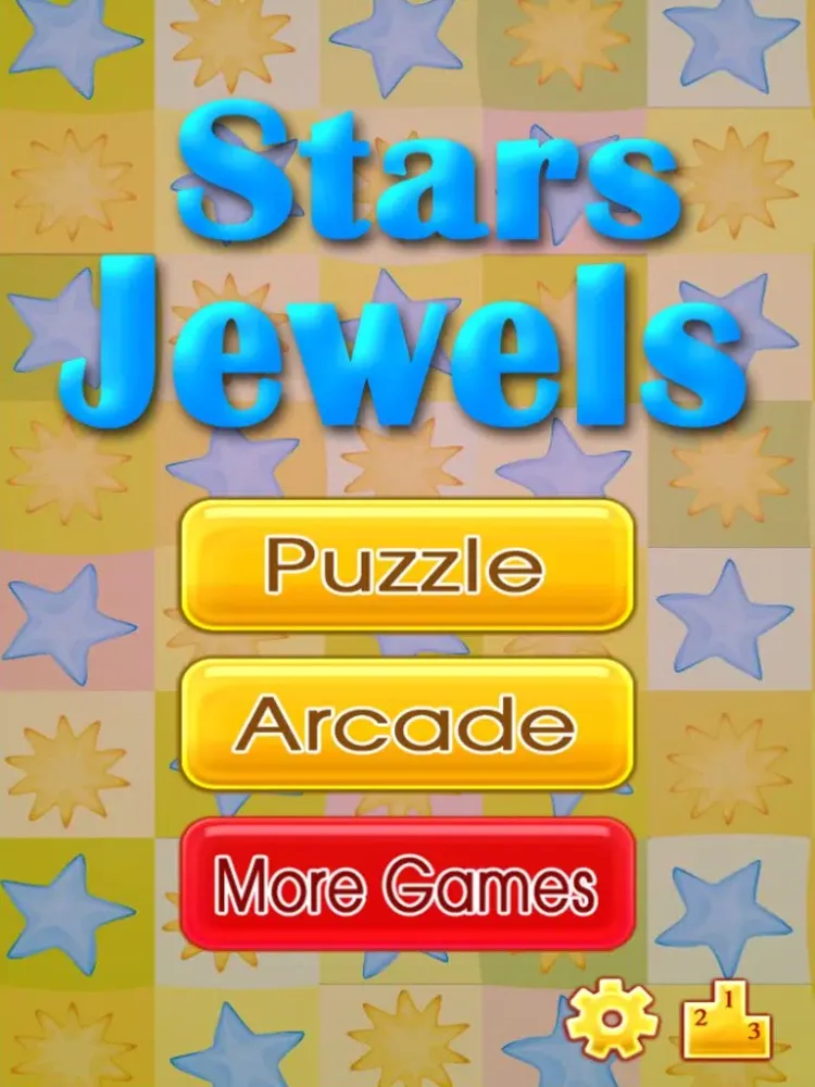Ảnh chụp màn hình của Star Jewels iPad 