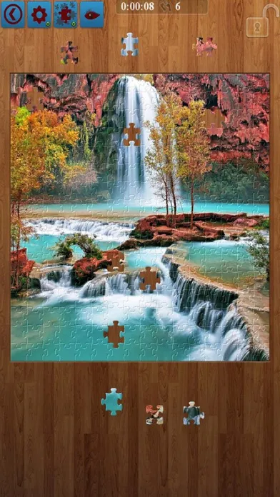 Waterfall Jigsaw Puzzle应用截图