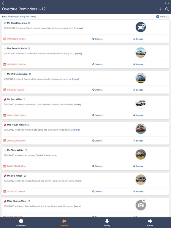 Dealer Prospects iPad  Screenshots
