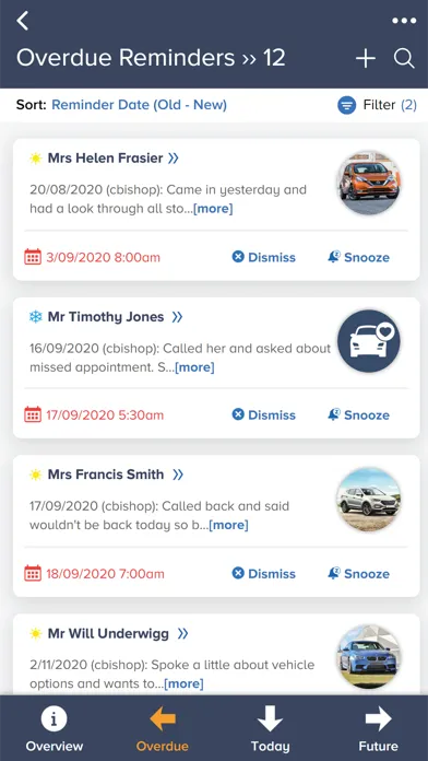 Dealer Prospects Screenshots