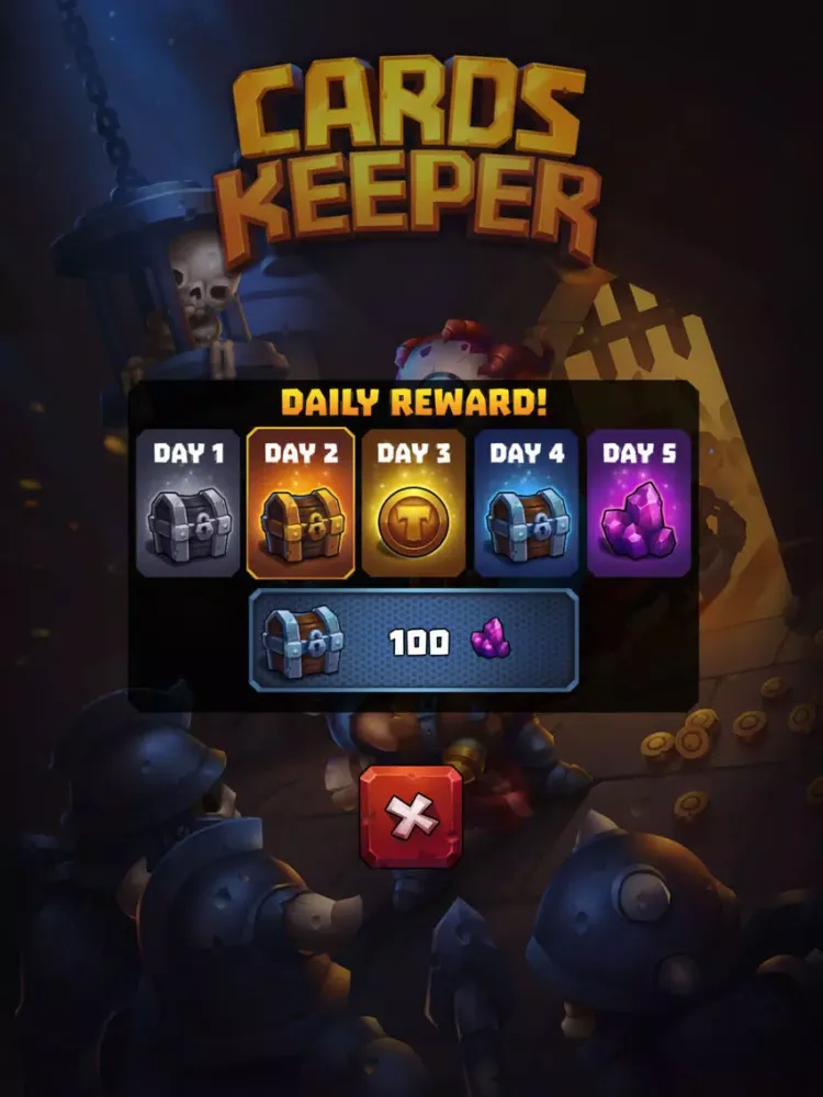 Tangkapan skrin Cards Keeper! iPad 