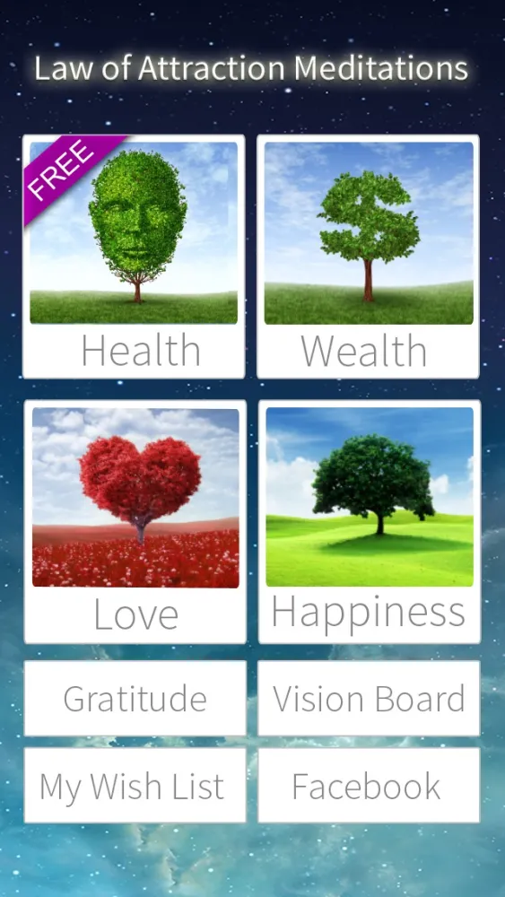Captures d'écran de Law of Attraction Mindful Meditations