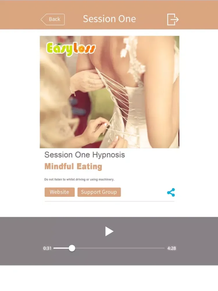 ภาพหน้าจอของ Wedding Weight Loss Hypnosis - Lose Weight Fast for Your Wedding Day! iPad 