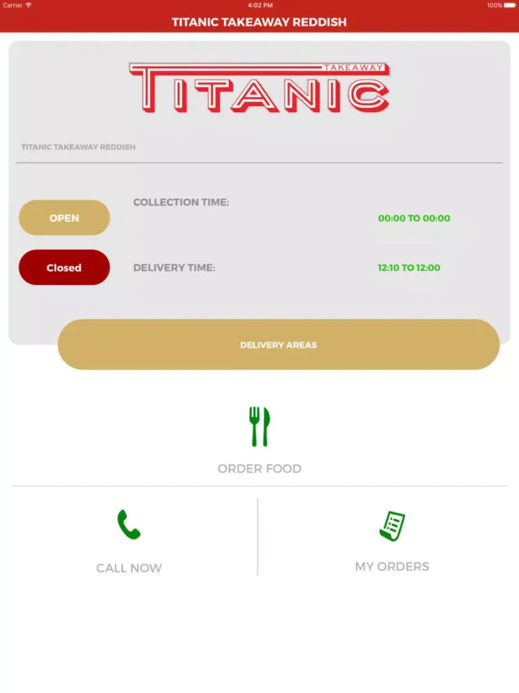 صور TITANIC TAKEAWAY REDDISH iPad 