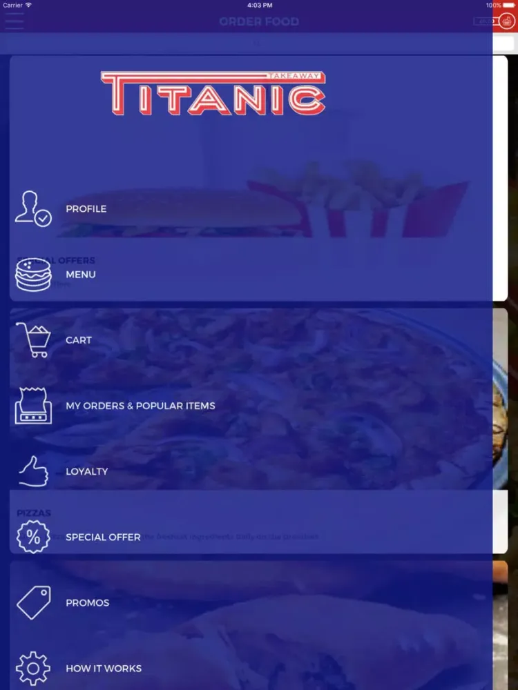 صور TITANIC TAKEAWAY REDDISH iPad 