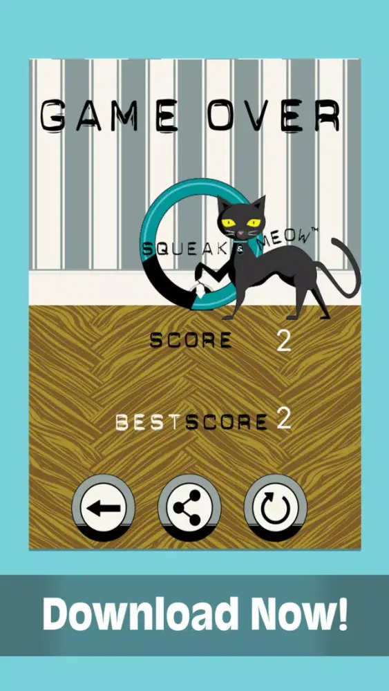 Capturas de tela do SQUEAK & MEOW
