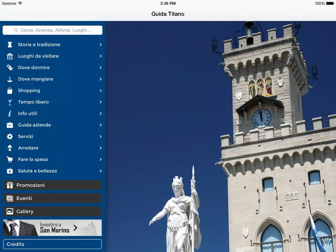 تصاویر SanMarinoAPP by Guida Titano iPad 
