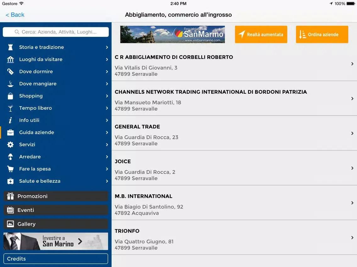 تصاویر SanMarinoAPP by Guida Titano iPad 