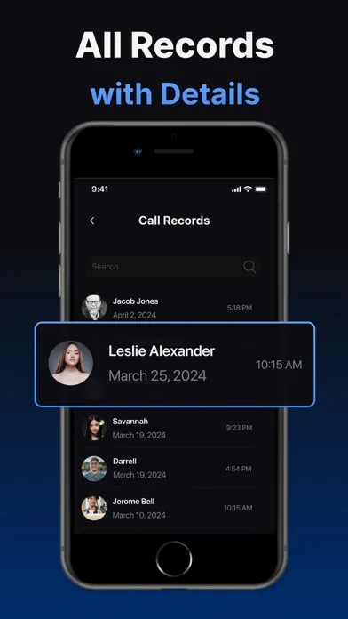 Tangkapan skrin Call Recorder Ad-Free
