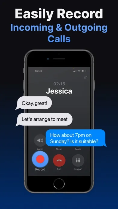 Tangkapan skrin Call Recorder Ad-Free