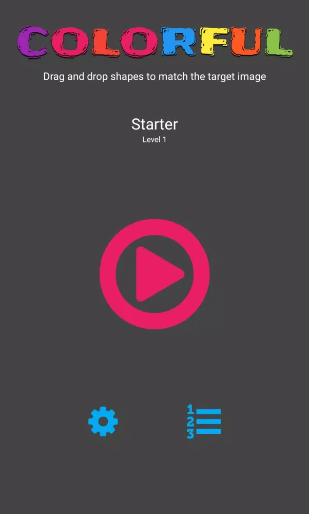 Colorful Shapes Puzzle 스크린샷