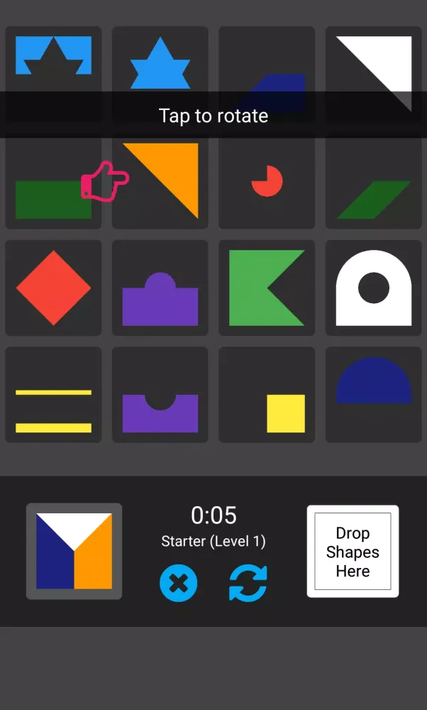 Colorful Shapes Puzzle 스크린샷