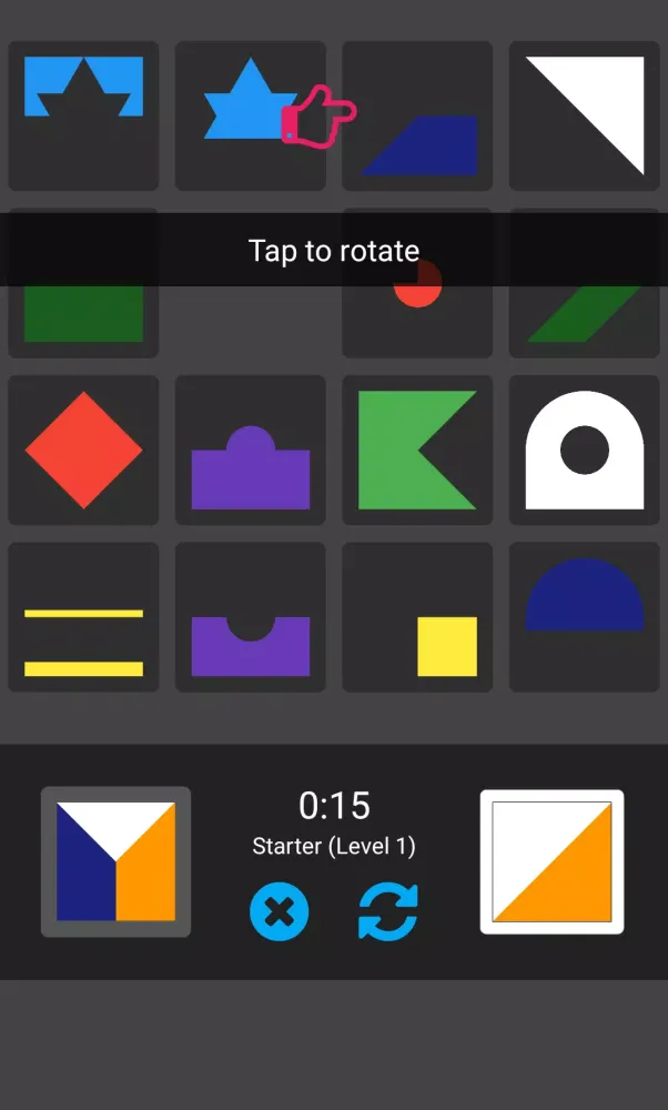 Colorful Shapes Puzzle 스크린샷