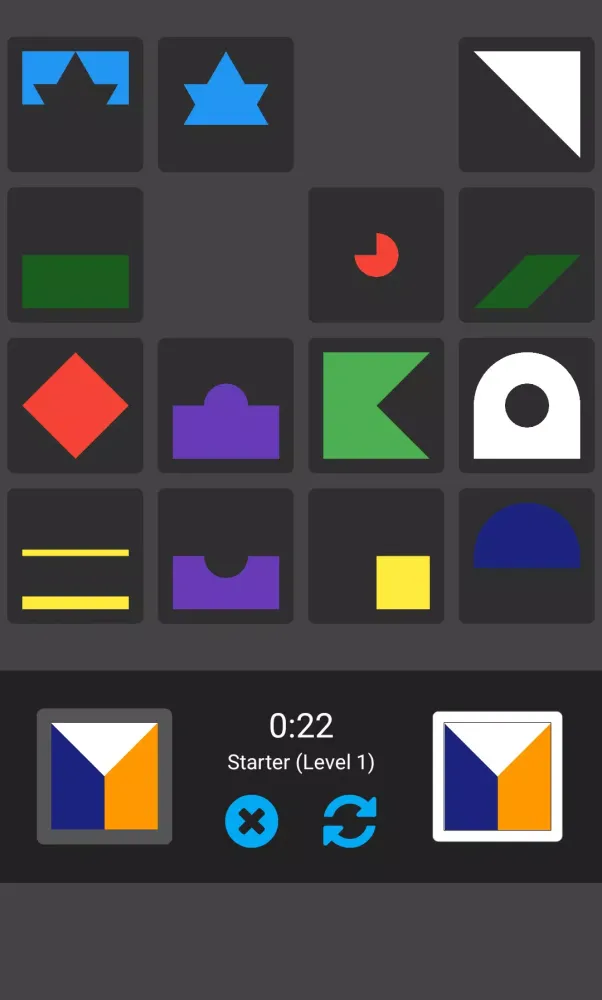 Colorful Shapes Puzzle 스크린샷