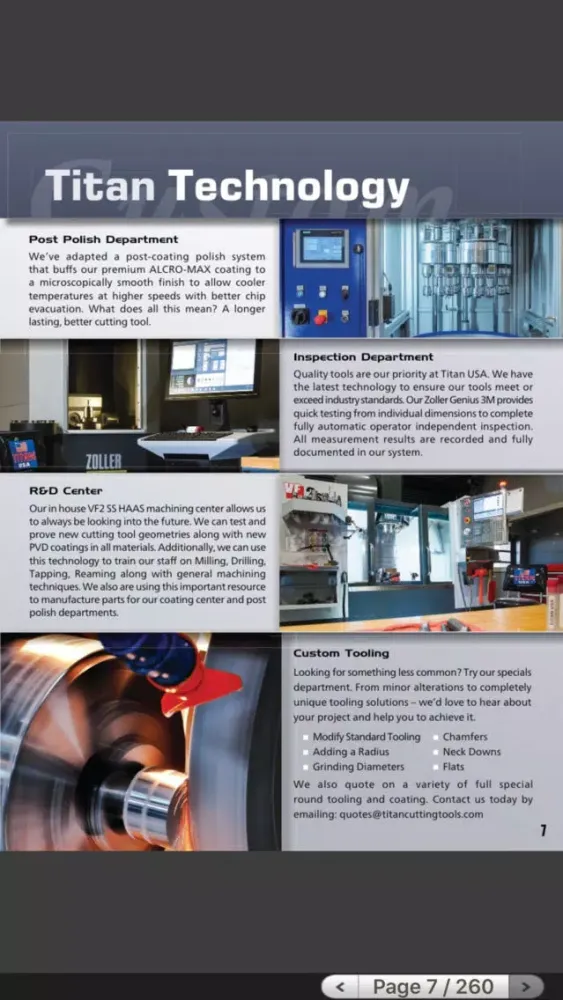 TITAN USA Master Catalog سکرین شاٹس