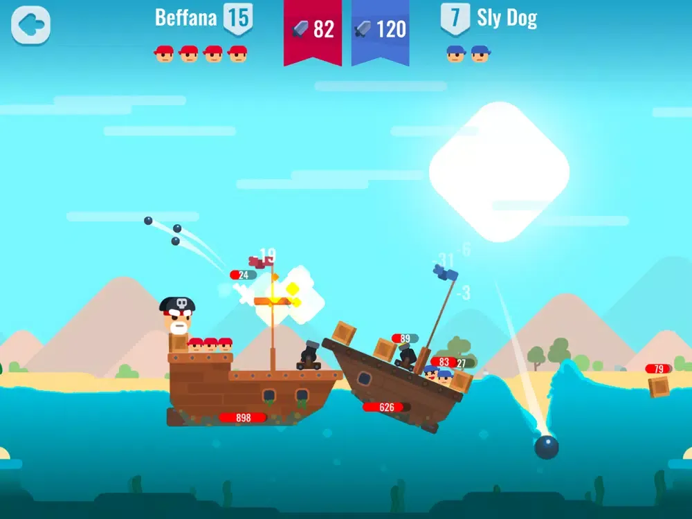 Pirate Battles! iPad  スクリーンショット