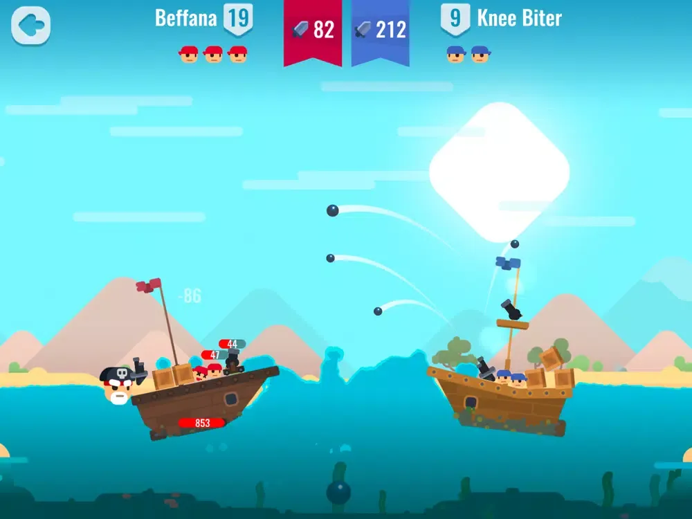 Pirate Battles! iPad  スクリーンショット