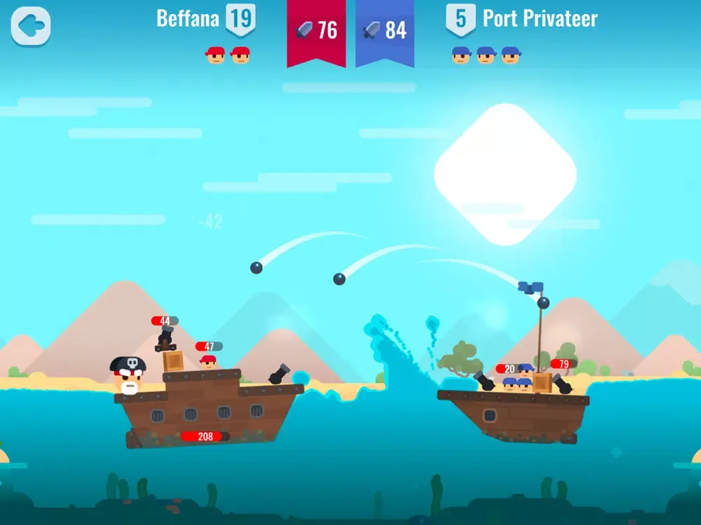 Pirate Battles! iPad  スクリーンショット