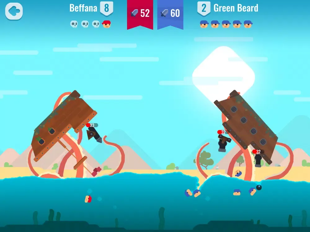 Pirate Battles! iPad  スクリーンショット