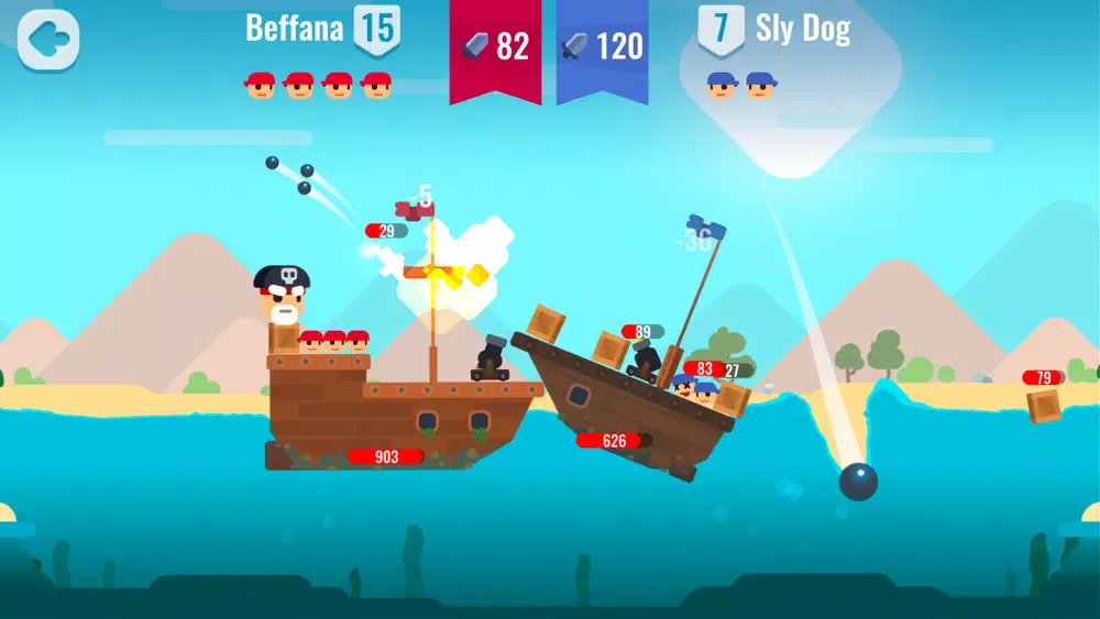 Pirate Battles! スクリーンショット