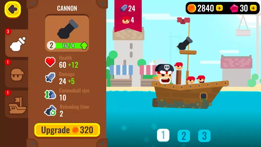 Pirate Battles! スクリーンショット