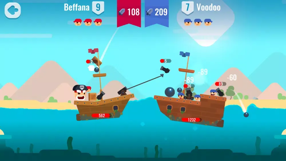 Pirate Battles! スクリーンショット