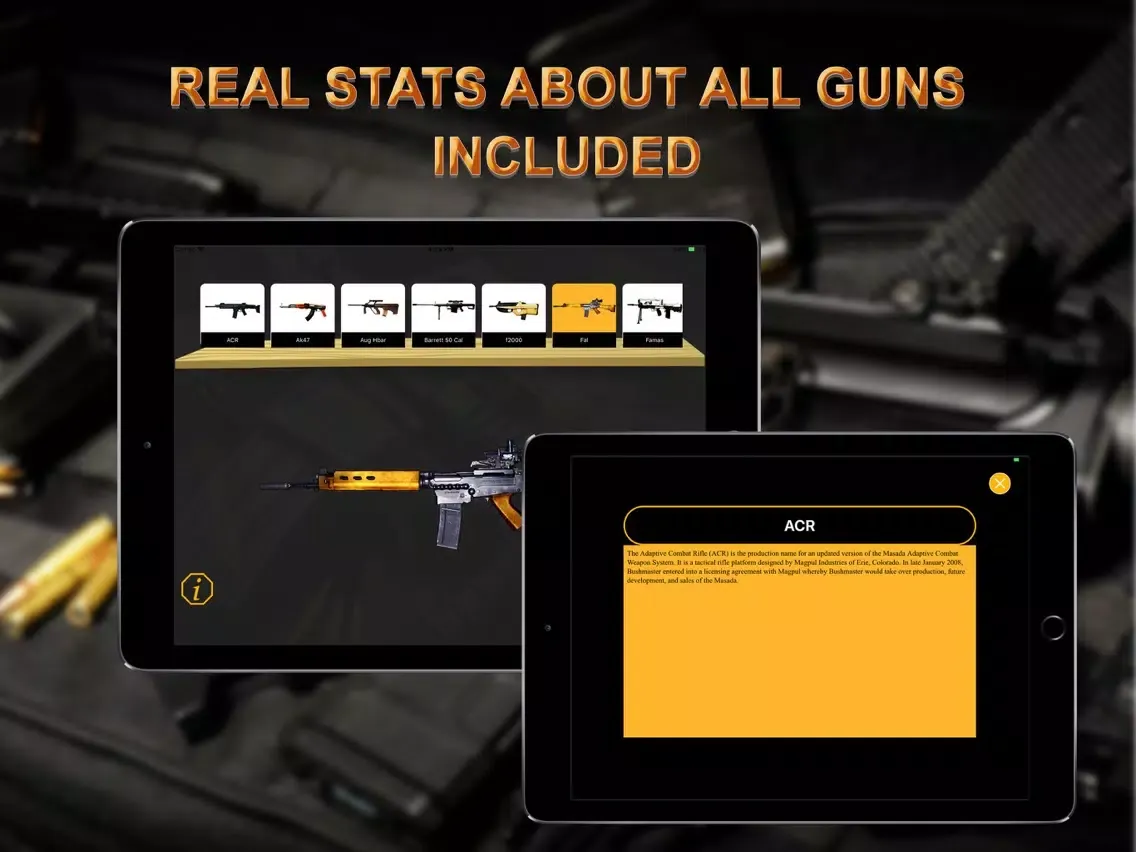 Capturas de pantalla de Gun Sounds: Weapon Sounds iPad 