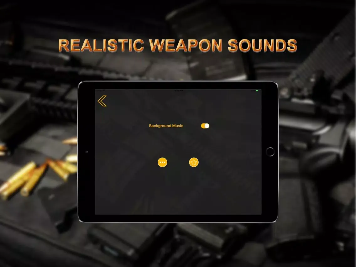 Capturas de pantalla de Gun Sounds: Weapon Sounds iPad 