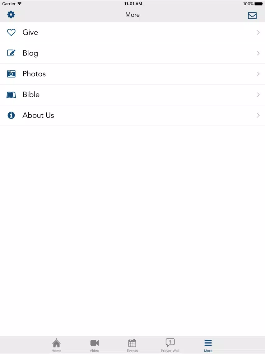 Tangkapan layar Living Waters AOG App iPad 