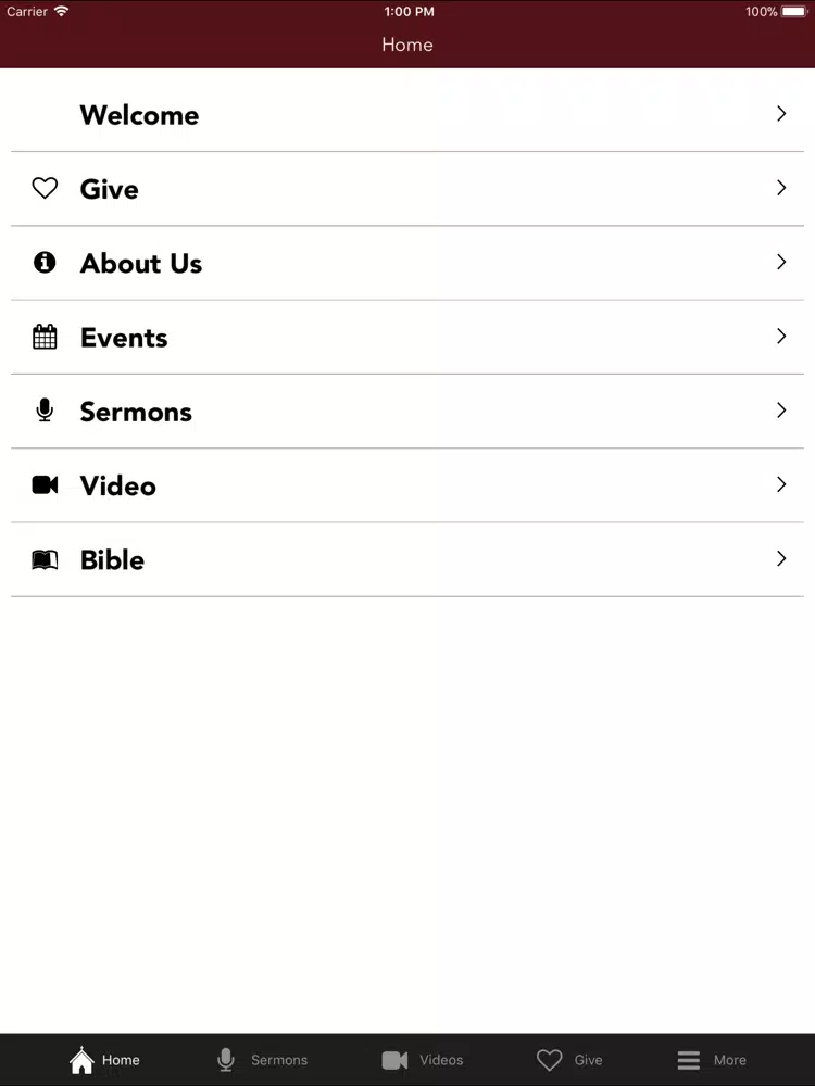 Church of the Incarnation App iPad  স্ক্রিনশট