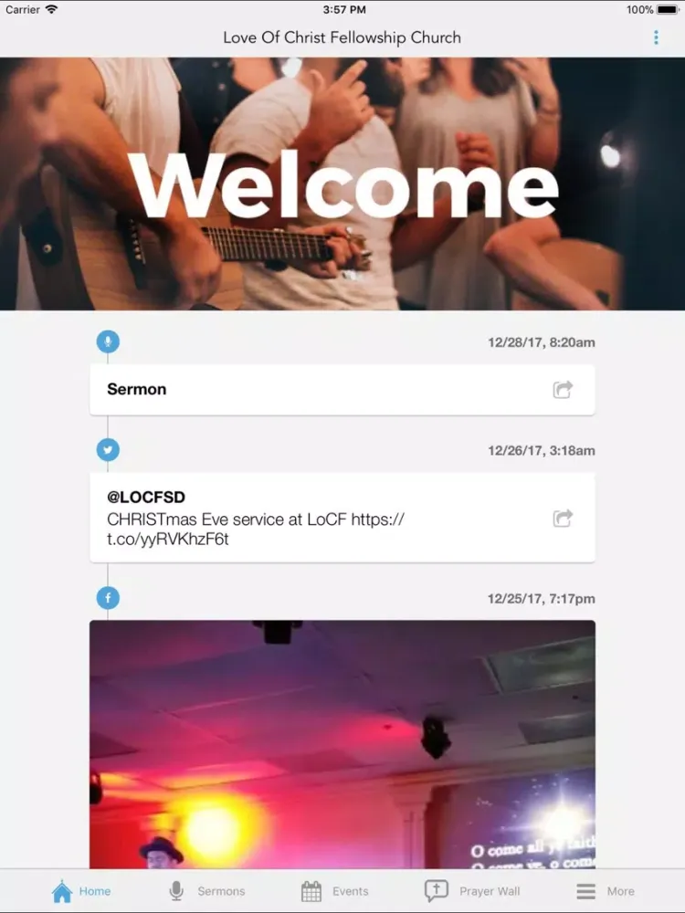 Love Of Christ Fellowship App iPad  Screenshots