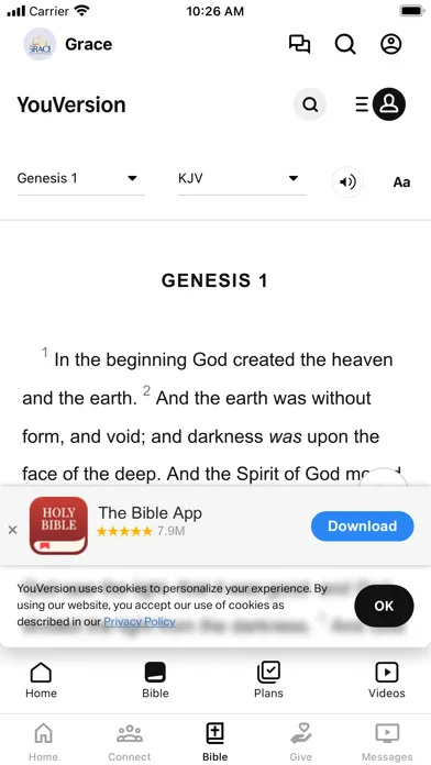 Grace Bible Baptist Ekran Görüntüleri
