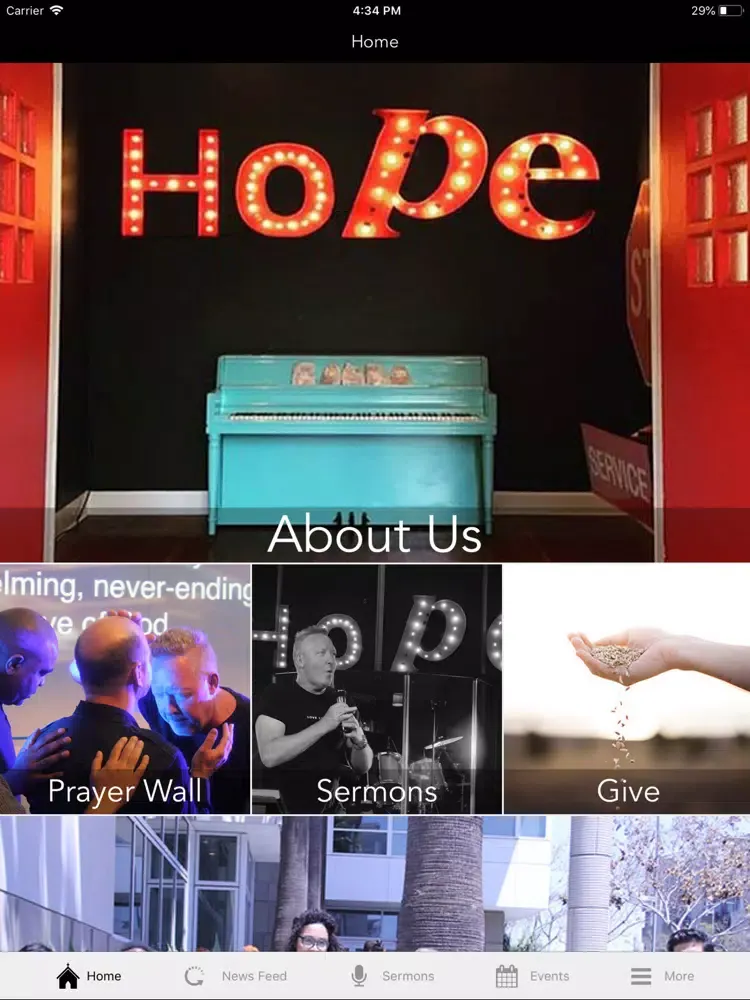 Hope United LA App iPad 應用截圖