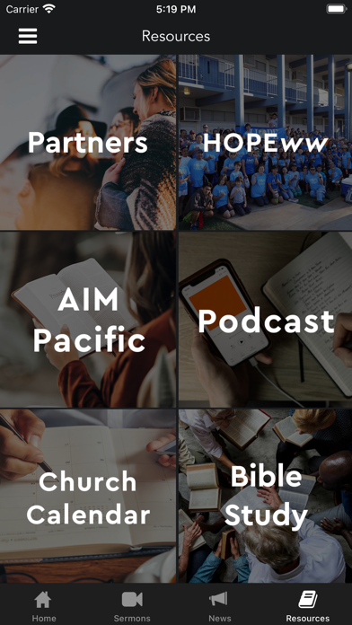 Oahu Church of Christ App سکرین شاٹس