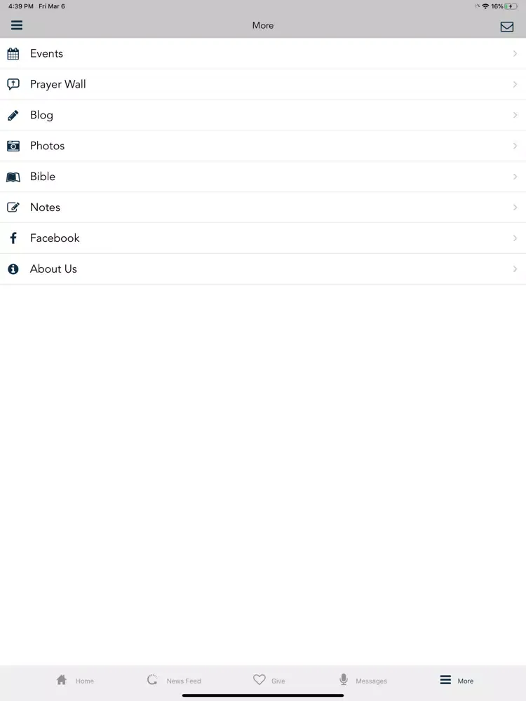 ภาพหน้าจอของ The Blueprint Experience App iPad 