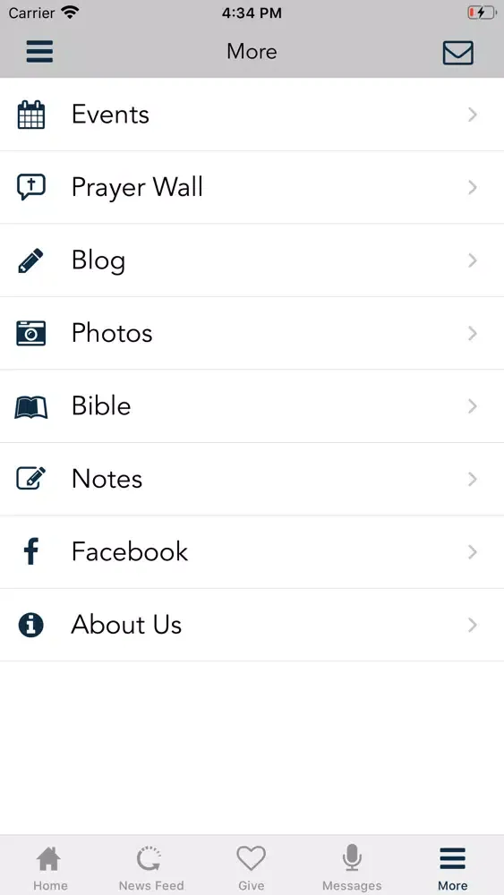 ภาพหน้าจอของ The Blueprint Experience App