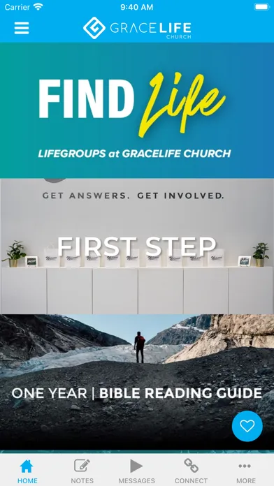 Captures d'écran de GraceLife.Church App