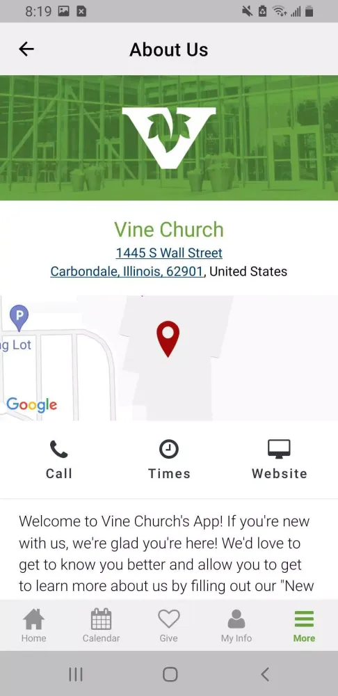 Vine Church, Carbondale IL Screenshots