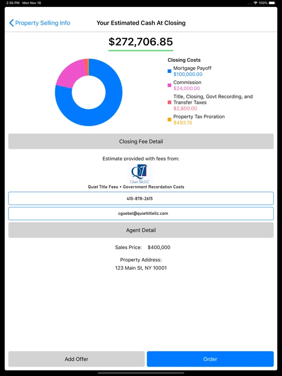 Quiet Title LLC iPad 应用截图