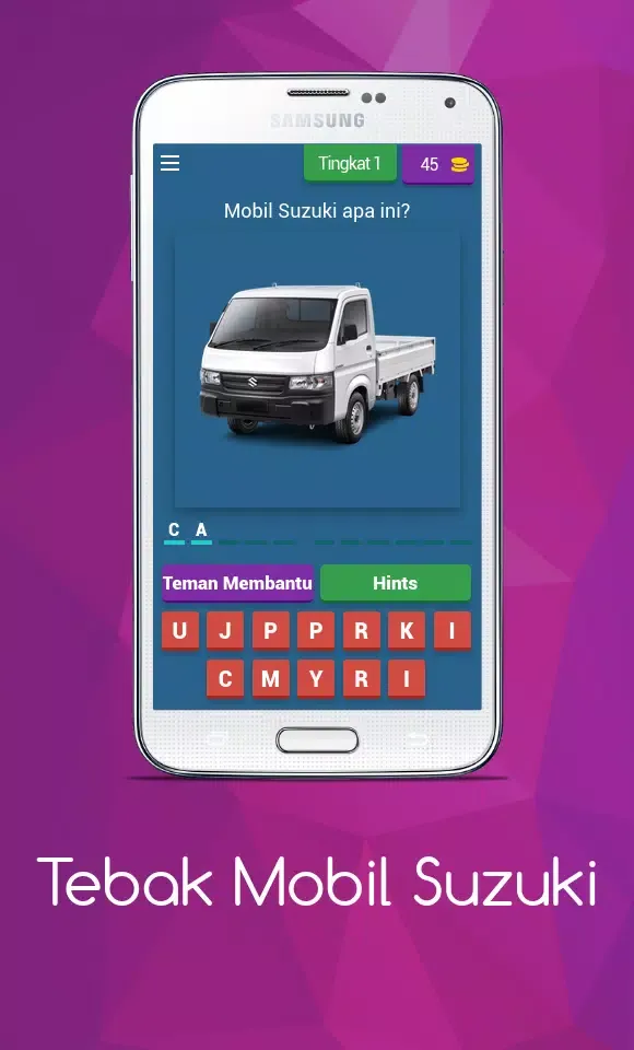 Ảnh chụp màn hình của Tebak Mobil Suzuki
