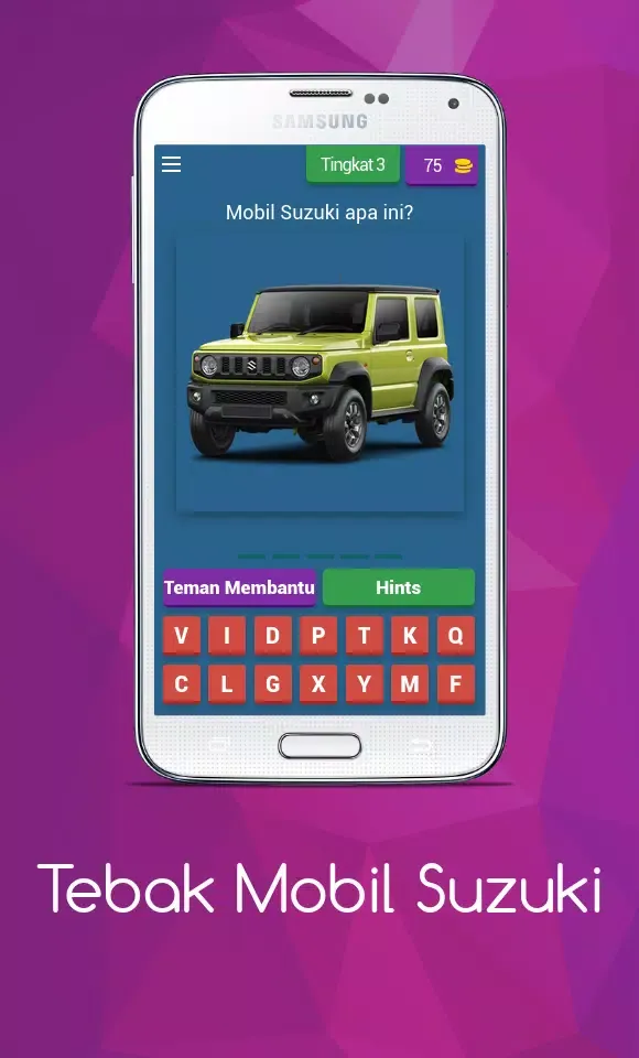 Ảnh chụp màn hình của Tebak Mobil Suzuki