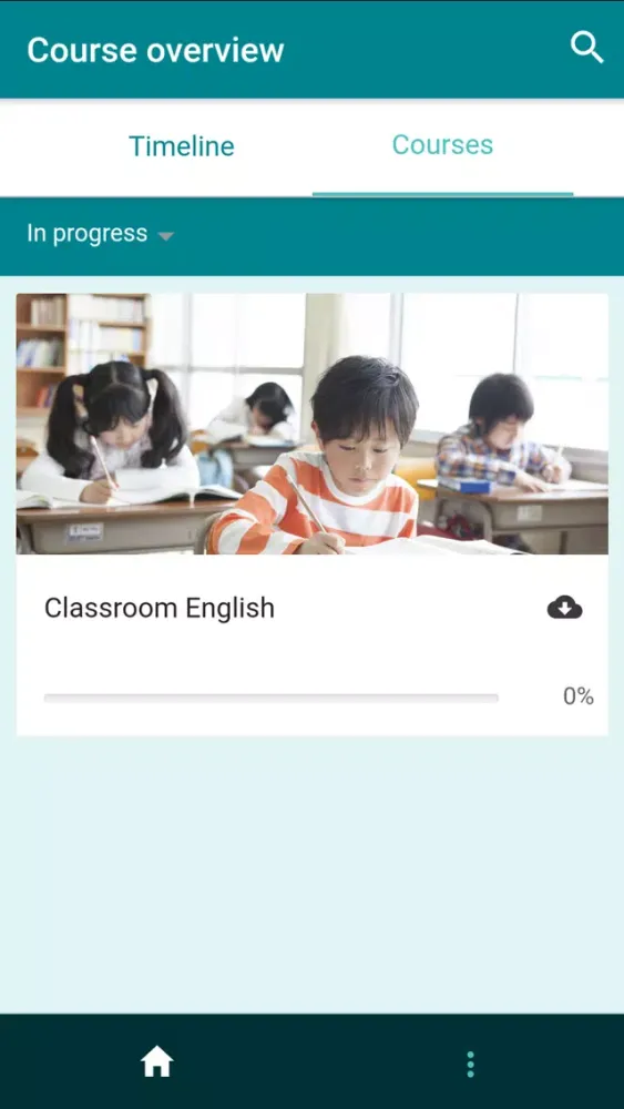 Screenshot di EIGO