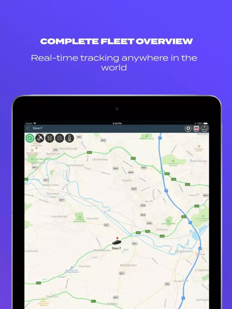 ภาพหน้าจอของ Titus Tracking iPad 
