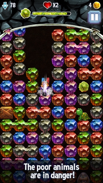 Boulder Rush - A hole lotta animals スクリーンショット