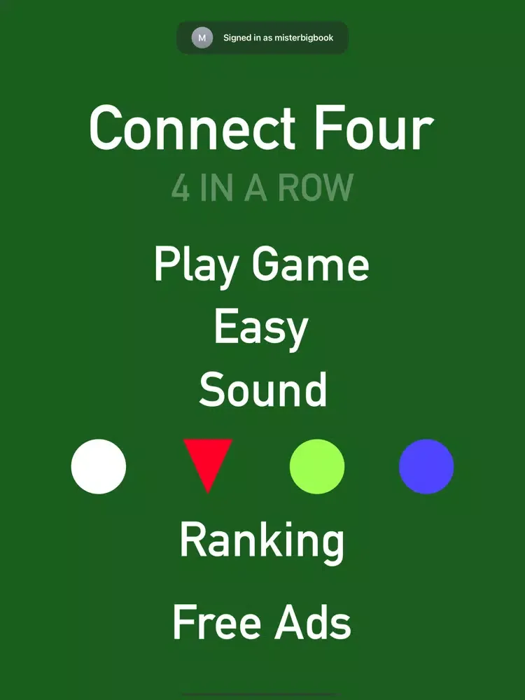 Tangkapan layar Connect Four 4-In-A-Row iPad 