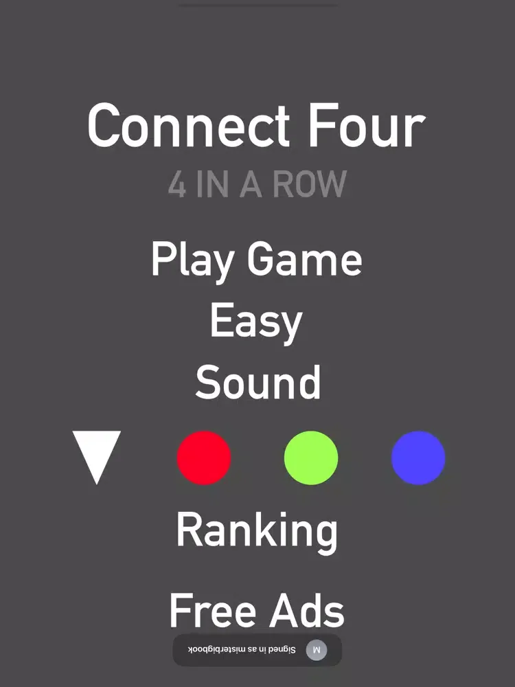 Tangkapan layar Connect Four 4-In-A-Row iPad 